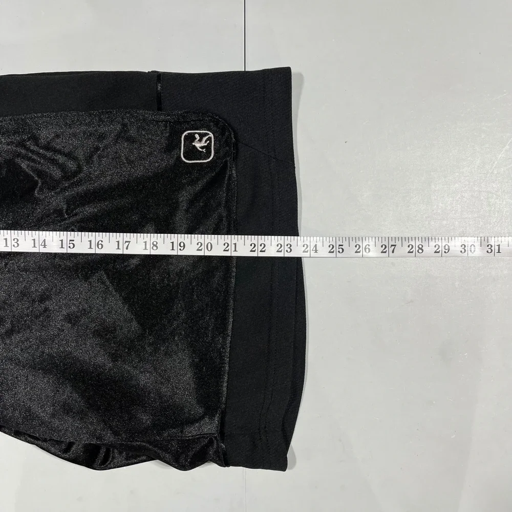 AND1 Dazzle Black Satin Basketball Shorts Athletic Mens XL Streetwear Hip Hop